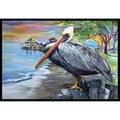 Carolines Treasures Pelican View Indoor and Outdoor Mat- 18 x 27 in. JMK1021MAT